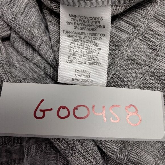 NWT BP Nordstrom Sweater Size XS Gray Cowl Neck Long Sleeve Lightweight - Picture 11 of 11